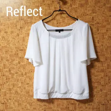 Reflect 리플렉트 쉬폰 블라우스 화이트 화이트 사이즈 11