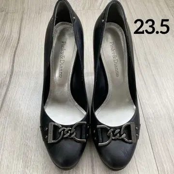 새상품 Pinky&Dianne 블랙 하이힐 23.5