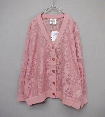 스칼라 151668: 꽃 자카드 코튼 레이스 가디건