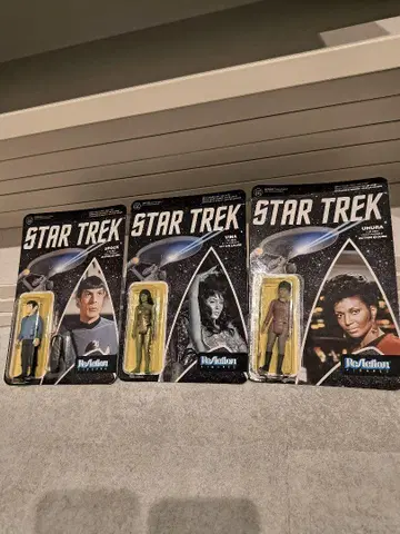 Star Trek ReAction Figures 3개 세트
