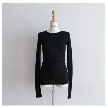 searoomlynn 에어리 Fit RIB 롱 T셔츠 블랙