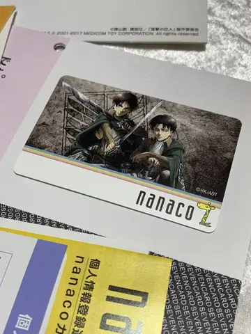 진격의 거인 nanaco 카드 엘렌 리바이 C-Type 세븐 한정판
