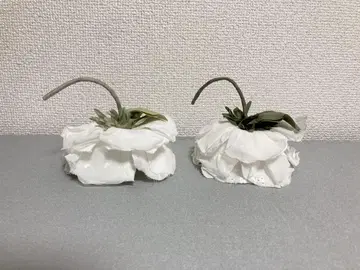 인형용 꽃 거꾸로 모자 2개 세트