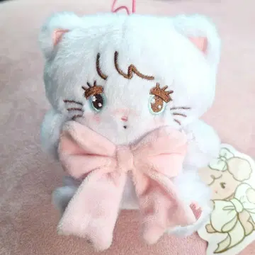 mikko characters 안아주는 리본 마스코트 봉제 인형 무스