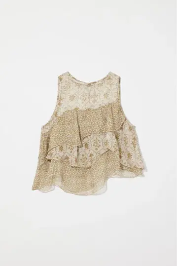 INDIA PATTERN TIERED BLOUSE Eaphi