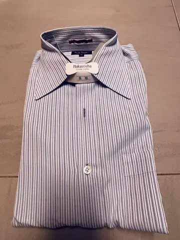 폴 새상품급 Paul Smith 스트라이프 셔츠 연보라 긴팔 셔츠