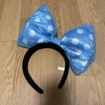 미니 마우스 도트 리본 머리띠