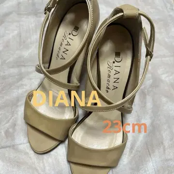 DIANA 베이지 하이힐 샌들 23cm