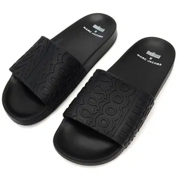 미사용품 melissa x MARC JACOBS 블랙 샌들 24cm