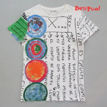 [ Desigual ] 데시구알 반팔 T셔츠 0240