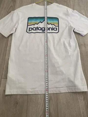 patagonia 화이트 티셔츠 xs
