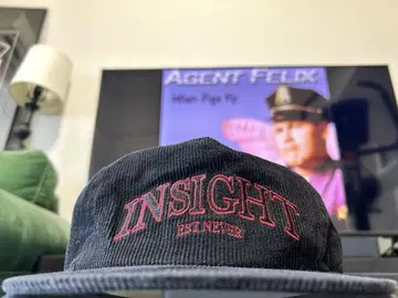호주 Insight 서핑 코듀로이 캡 블랙