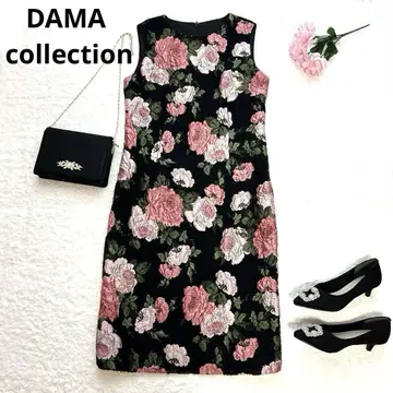 DAMA collection 플라워 자카드 원피스 꽃무늬 11호