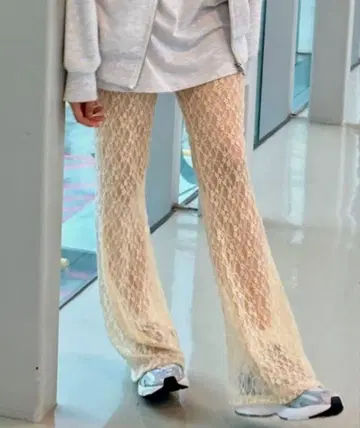 레이스 플레어 팬츠