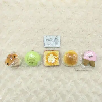 리락쿠마 푹신푹신! 빵 컬렉션 전5종 컴플리트 가챠