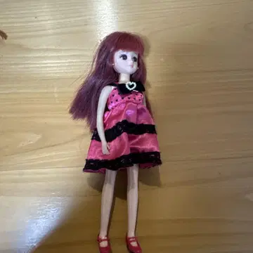 리카짱 인형 본체 핑크 드레스
