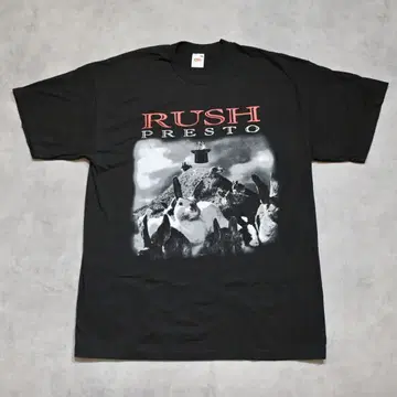 RUSH PRESTO 블랙 T셔츠 XL