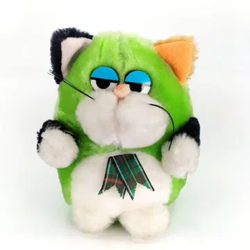 당시 물품 레트로 팝 봉제 인형 고양이