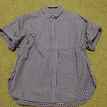 마카피 MACPHEE 체크 블라우스