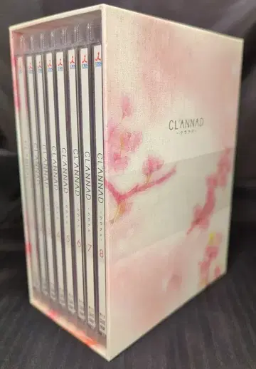 애니메이션 DVD CLANNAD 한정 전8권 세트