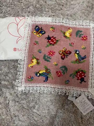 페이러 치카자와 레이스 콜라보 손수건 미사용 새상품