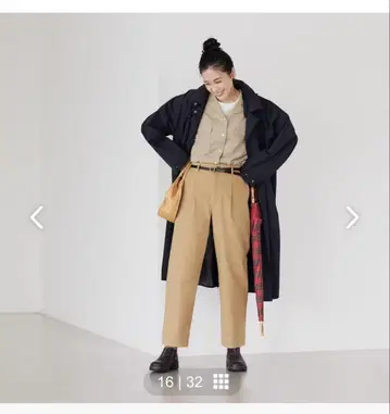 [ 북유럽 ] 발수 소재 테이퍼드 팬츠 카멜