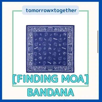 [ TXT 공식 ] FINDING MOA 반다나 PPULBATU