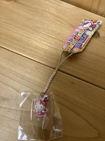 헬로키티 지역 한정 키티 나비 스트랩 오사카 꽃박람회 네츠케