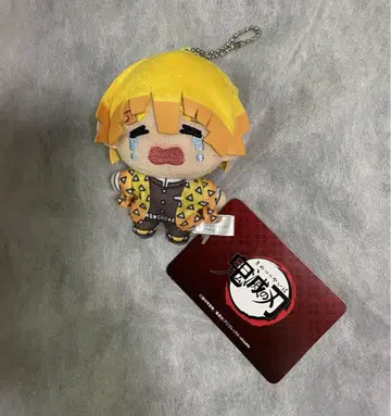 귀멸의 칼날 봉제 인형 마스코트 키체인 아가츠마 젠이츠