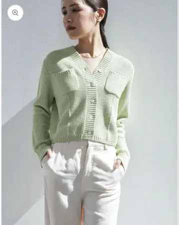 Basket Knit Cardigan / laubeblanc