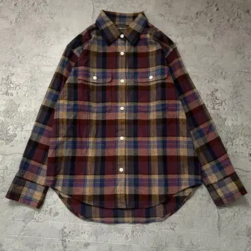 새상품급 PENDLETON 펜들턴 옴브레 섀도우 체크 셔츠 M