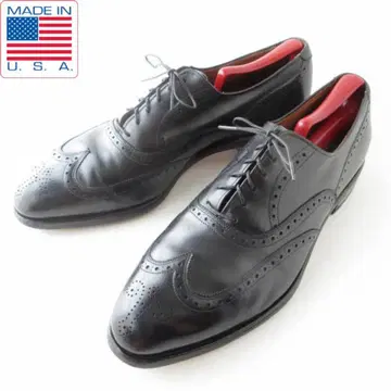 구 로고 시기 USA 제 아렌 에드몬즈 윙팁 블랙 29cm