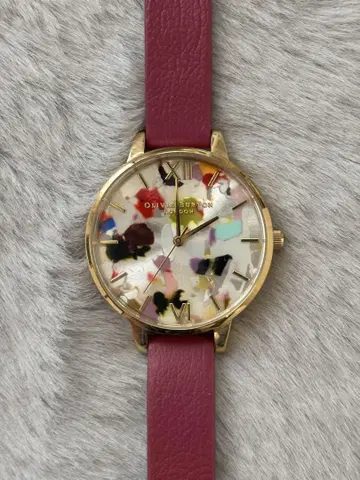 올리비아 버튼 팝 아트 에코 칸페티 34mm