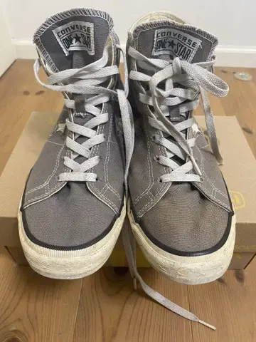 CONVERSE ONE STAR 그레이 하이컷