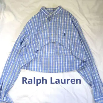 Ralph Lauren 랄프 로렌 리메이크 크롭 셔츠 M~L
