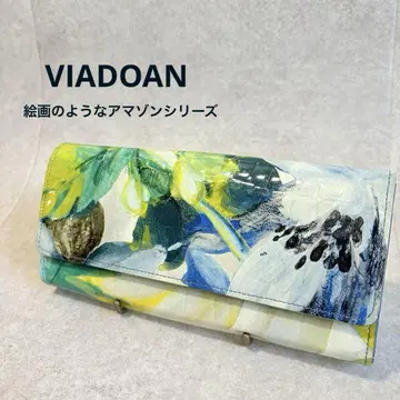 VIADOAN 장지갑 여성용 소가죽 크로커다일 엠보싱 일본 아마존