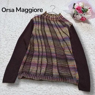 [Orsa Maggiore] 일본제 하이넥 니트 풀오버 성인 미세스 F