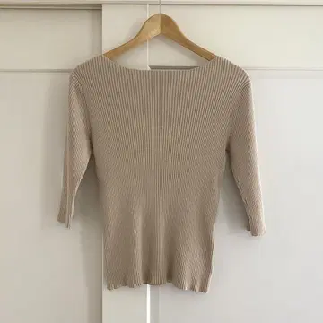 DEUXIEME CLASSE EVERYDAY KNIT 리브 니트 TEE