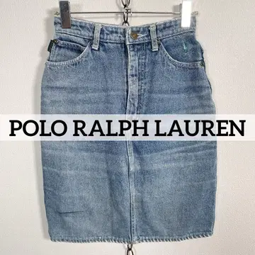 90년대 빈티지 POLO RALPH LAUREN 데미지 데님 스커트