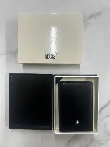 몽블랑 블랙 카드 케이스