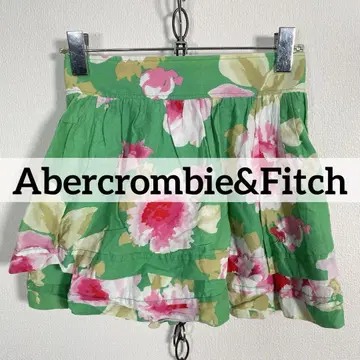 Abercrombie&Fitch 레이어드 미니 스커트 꽃무늬 보타니컬