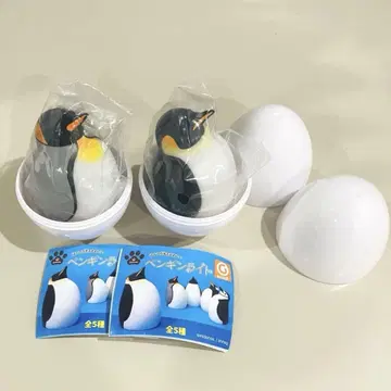 은은하게 빛나는 귀여운 펭귄 라이트 황제펭귄 젠투펭귄