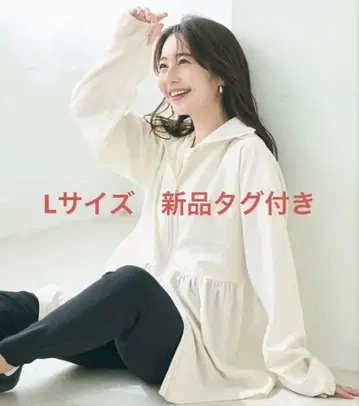 coca UV 컷 개더 후드티