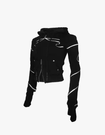 theredthread S embroidery ribbon hoodie