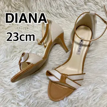 DIANA 다이애나 235cm 아이보리 캔버스 스트랩