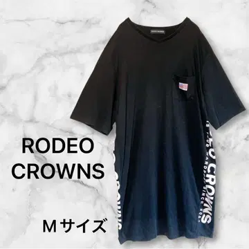 로데오크라운즈 RODEO CROWNS 로고 원피스 블랙 M