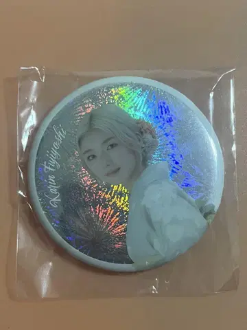 후지요시 카린 5thTOUR 유카타 캔뱃지 레어