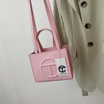 Telfar 숄더백 핑크