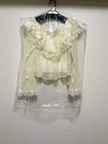 스나이델 바리에 레이스 블라우스 아이보리