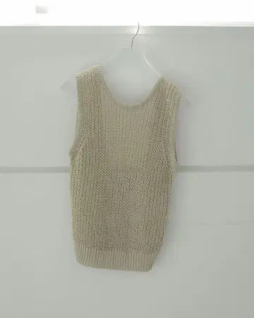 [미사용 새상품] anuke Paperyarn Knit Tanktop